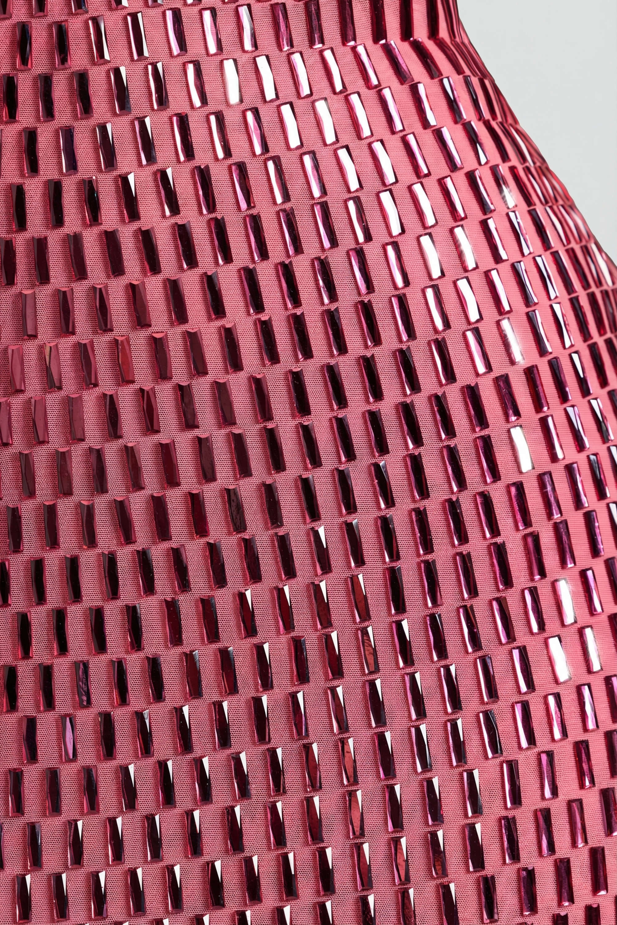 Embellished Strapless Bandeau Maxi Dress in Watermelon